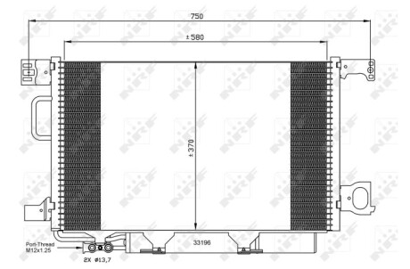 Конденсатор, кондиционер - NRF 35623