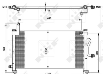 Конденсатор, кондиционер - NRF 35765