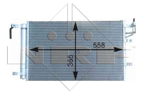 Конденсатор, кондиционер - (976062F001, 976062F000, S976062F000) NRF 35982