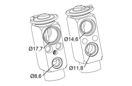 Фото 5 - Розширювальний клапан кондиціонера NRF 38399