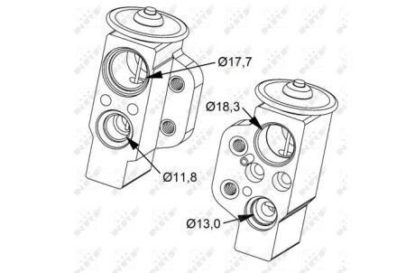 Фото 5 - Розширювальний клапан кондиціонера NRF 38476