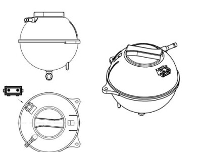 Фото 4 - Розширювальний бачок NRF 454039