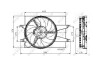 Вентилятор, охлаждение двигателя - (1152148, 1141508, 1319971) NRF 47007 (фото 2)