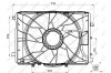 Вентилятор, охлаждение двигателя - (2045000293, A2045000293, 2049066802) NRF 47443 (фото 2)
