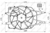 Вентилятор, охлаждение двигателя - (1075123, 1061257, 98AB8C607BH) NRF 47465 (фото 2)