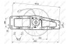 Вентилятор, охлаждение двигателя - (7701036723, 7701036724, 7701036722) NRF 47476 (фото 2)