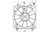 Вентилятор, охлаждение двигателя - (19030RTA004, 19015RNAA02, 38611RTA004) NRF 47545 (фото 2)