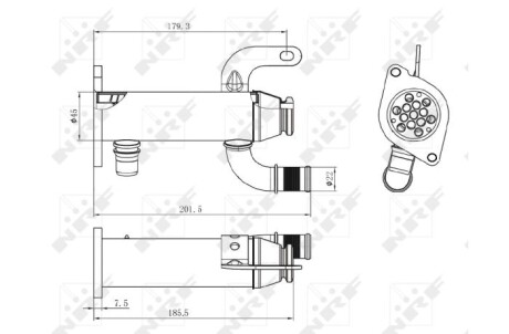 Фото 5 - Автозапчасть NRF 48006