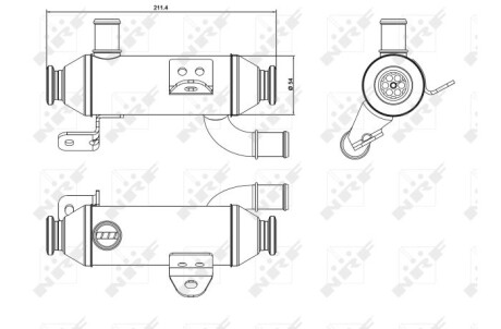 Фото 5 - Автозапчастина NRF 48008