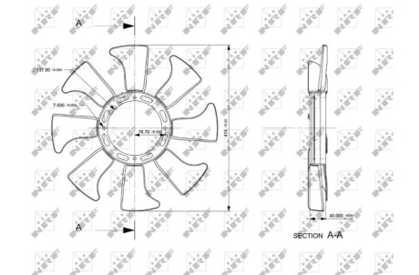 Фото 5 - Вентилятор охолодження двигуна NRF 49867