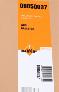 Фото 2 - Радиатор охлаждения двигателя NRF 50037