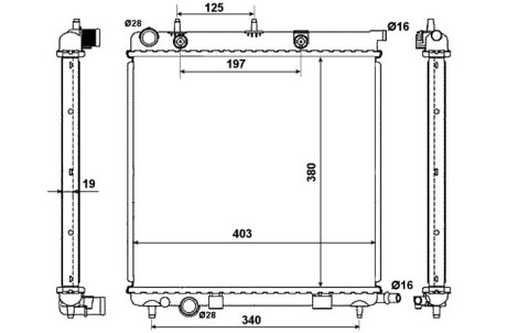 Фото 5 - Радіатор охолодження NRF 50430