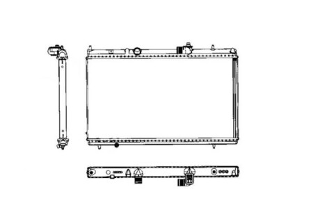 Фото 5 - Радіатор охолодження NRF 50466