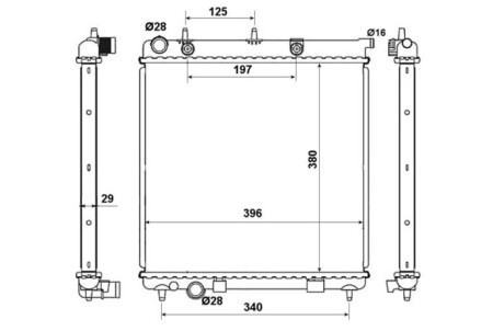 Фото 5 - Радіатор охолодження NRF 50467