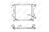 Радиатор, охлаждение двигателя - (7701045211, 7701042415, 7701499801) NRF 50569 (фото 5)