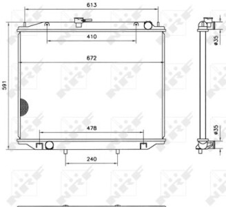 Фото 4 - Радіатор охолодження NRF 52082