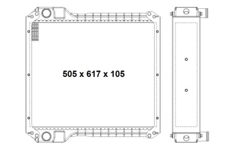 Фото 5 - Радіатор охолодження NRF 52167