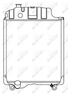 Радіатор двигуна - NRF 52243