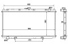 Радиатор, охлаждение двигателя - (214102F600, 214102F603, 21400EQX00) NRF 53019 (фото 2)