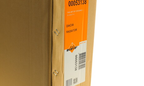 Фото 2 - Радиатор охлаждения двигателя NRF 53138