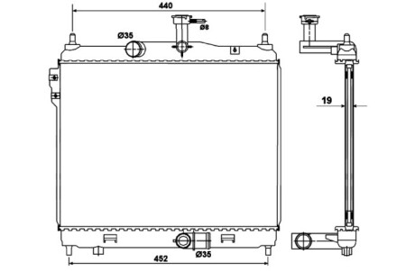 Фото 2 - Радіатор охолодження NRF 53169