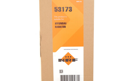 Фото 2 - Радиатор охлаждения двигателя NRF 53173