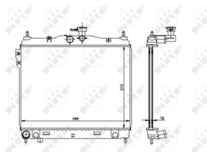 Радіатор - NRF 53361