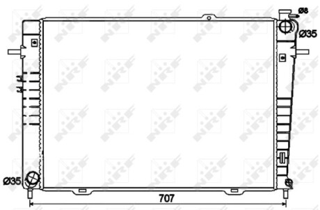 Фото 2 - Радіатор охолодження NRF 53497