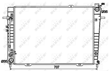Фото 2 - Радіатор охолодження NRF 53498