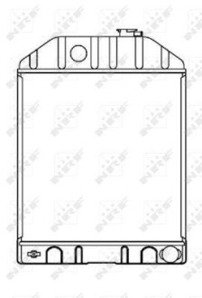 Радіатор двигуна - NRF 53659