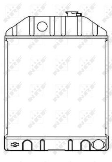 Радіатор двигуна - NRF 53660