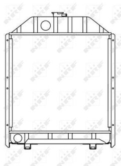 Радіатор двигуна - NRF 53662