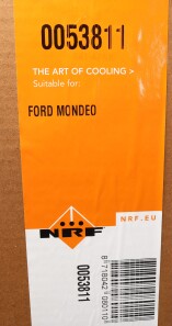 Фото 2 - Радиатор охлаждения двигателя NRF 53811