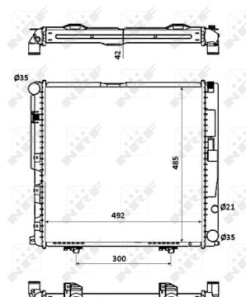 Радіатор - NRF 53876