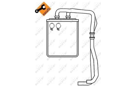 Фото 5 - Радіатор печі NRF 54219