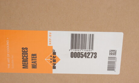 Фото 2 - Радиатор печки NRF 54273