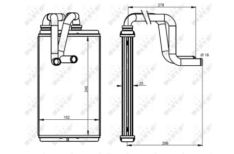 Фото 5 - Радіатор печі NRF 54337
