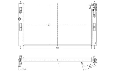 Фото товара Автозапчасть NRF 550023 : Купить на tto.com.ua