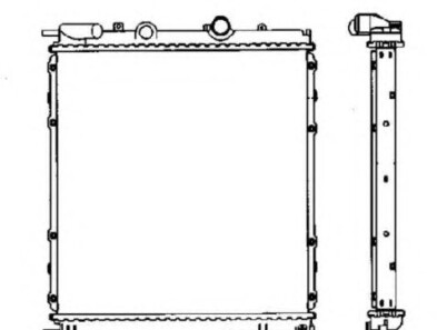 Радиатор, охлаждение двигателя - NRF 58075
