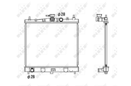 Фото 2 - Радіатор охолодження NRF 58187