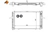 Радиатор, охлаждение двигателя - (36000002, 36000001, 8601450) NRF 58343 (фото 2)