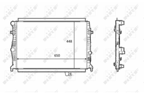 Теплообменник - NRF 58398