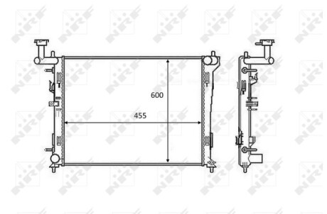 Теплообменник - (253101H050, 253101H060) NRF 58462