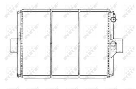 Фото 2 - Радиатор охлаждения двигателя NRF 58883