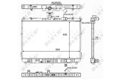 Spare part - (0K72A15200B, OK72A15200, OK72A15200A) NRF 59046