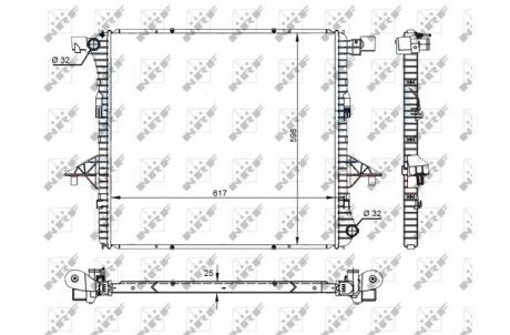 Теплообменник - (2H0121253A) NRF 59145