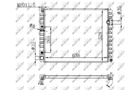 Теплообменник - (214601BH0A, 214601TS0A, 214601BF0A) NRF 59147