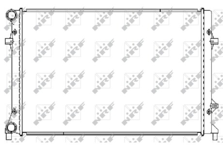 Фото 2 - Радиатор охлаждения двигателя NRF 59211
