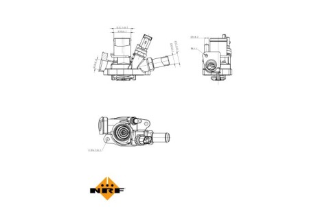 Фото 5 - Термостат системи охолодження NRF 725034