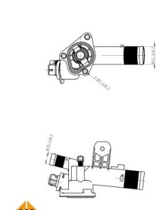 Фото 8 - Термостат системы охлаждения NRF 725056